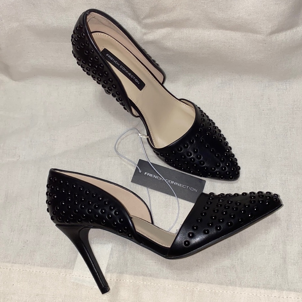 New French Connection Studded Pumps